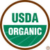USDA Organic logo with green and brown colors on a white background